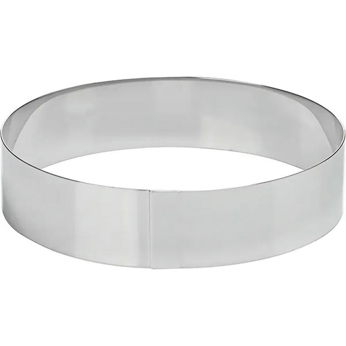 Кольцо кондитерское сталь нерж. D=150,H=35мм металлич