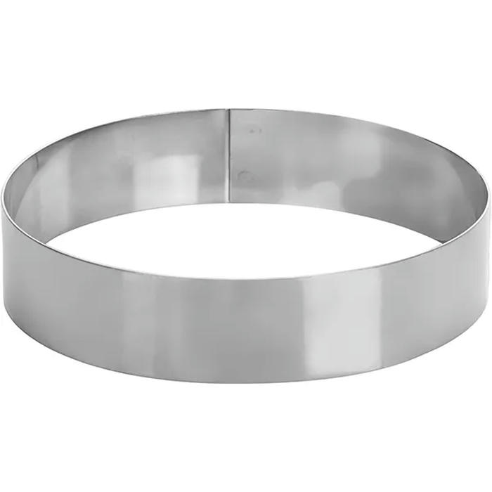 Кольцо кондитерское сталь нерж. D=160,H=35мм металлич