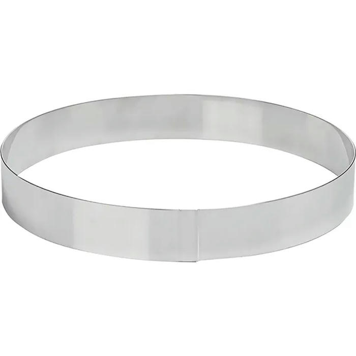 Кольцо кондитерское сталь нерж. D=220,H=35мм металлич