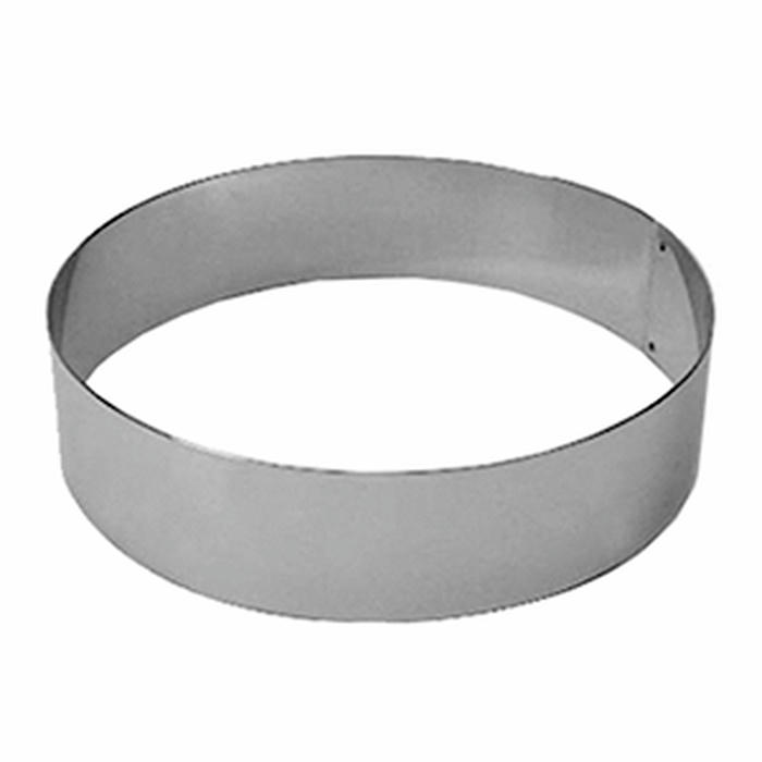 Кольцо кондитерское сталь нерж. D=28,H=6см металлич