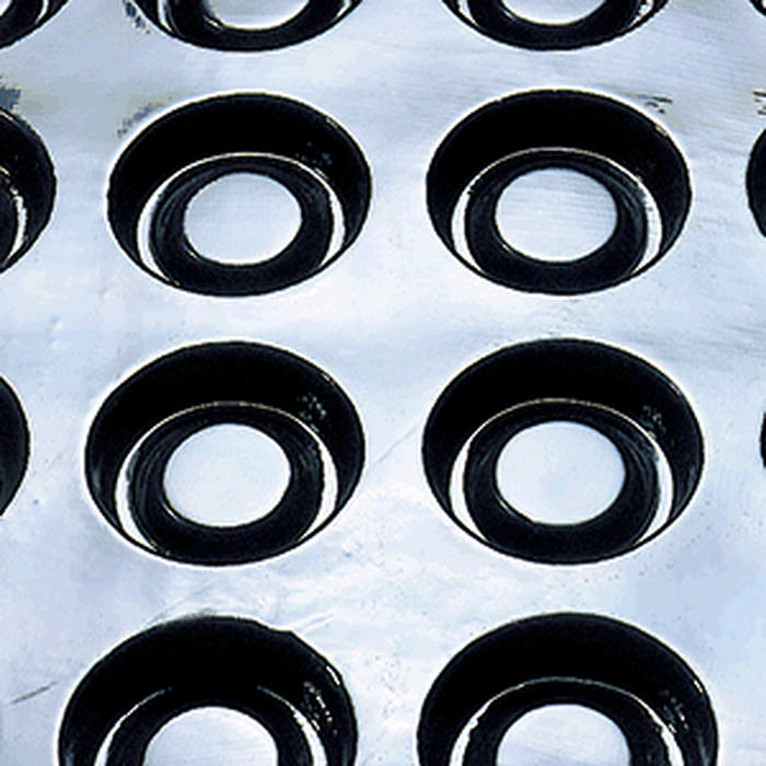 Форма кондитерская «Тарталетка» на листе 24шт. силикон,стеклопласт. D=8,H=2,L=60,B=40см