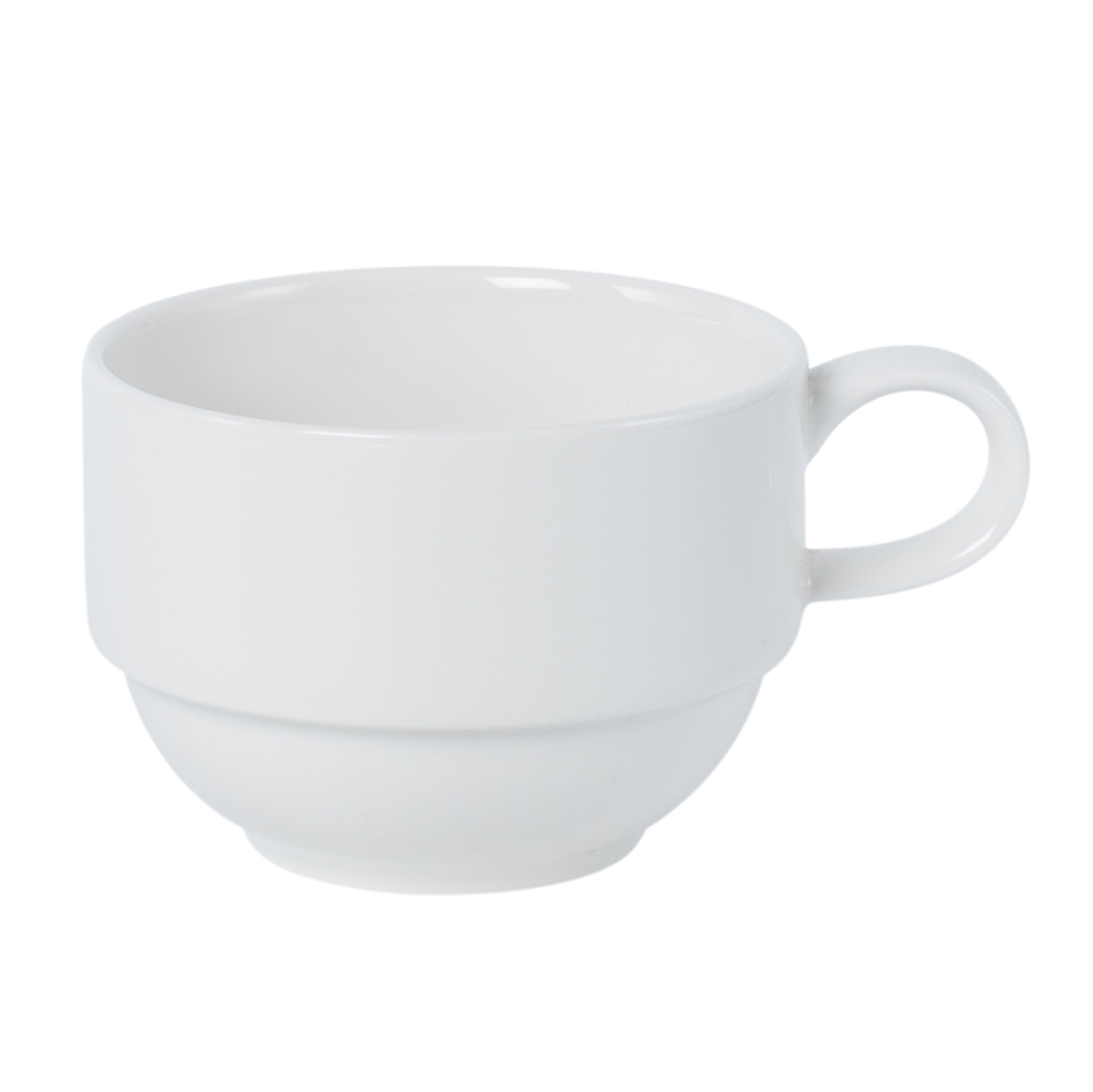 Чайная чашка 250 мл,штабелируемая,фарфор "NOBLE" серия "Simply Plus"