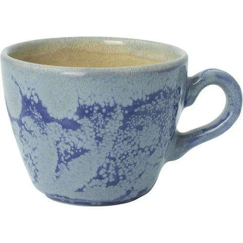 Чашка кофейная «Аврора Революшн Блюстоун» блюдце 03024459 фарфор 85мл D=65мм бежев.,синий