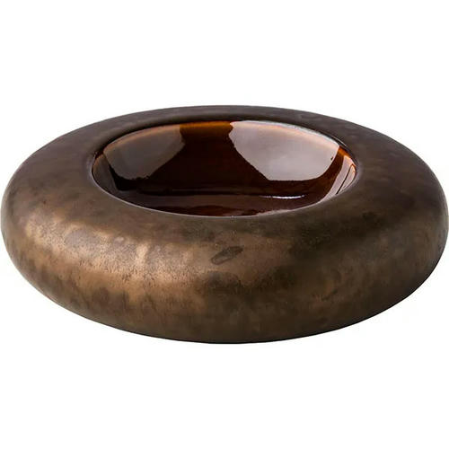 Тарелка для презентаций «Ро дизайн бай кевала» керамика 100мл D=17,H=5см коричнев