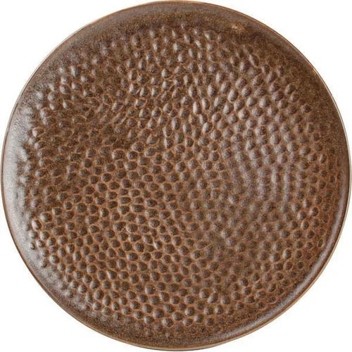 Тарелка фарфор D=15,5см коричнев