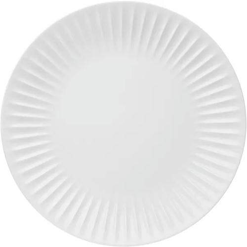 Тарелка мелкая «Ригби» фарфор D=26,5см белый