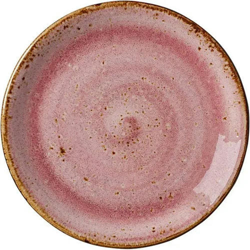 Тарелка пирожковая «Крафт Распберри» фарфор D=15,H=2см розов