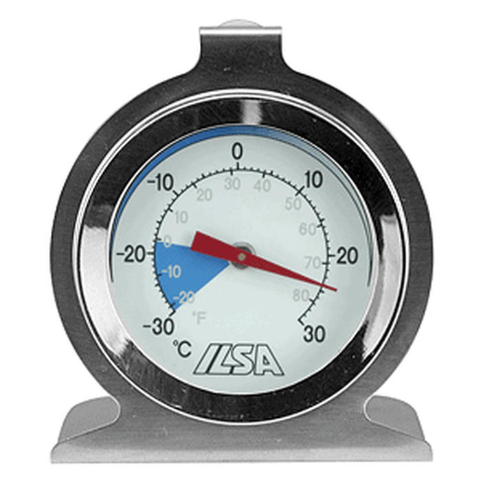 Термометр д/холодильника ( -30° +30° C) сталь D=61,H=70,B=35мм металлич