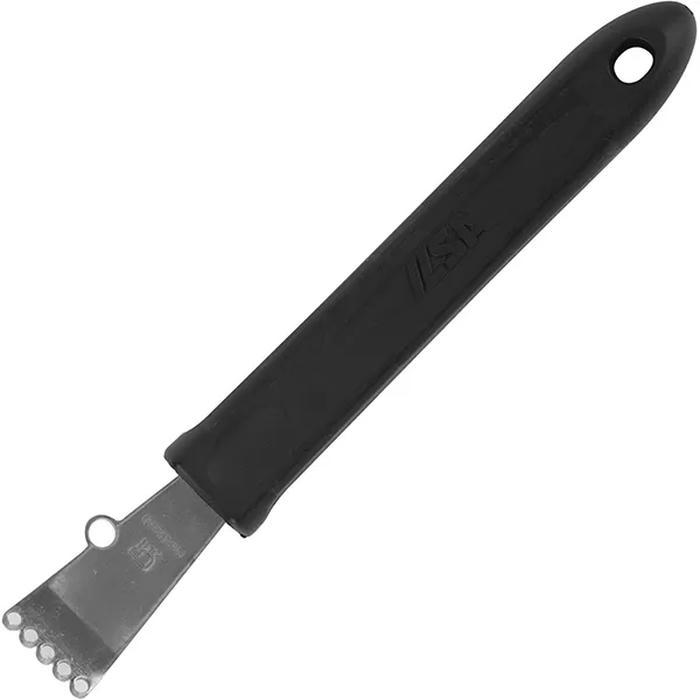 Нож д снятия цедры сталь,полипроп. ,L=150/40,B=18мм черный,металлич