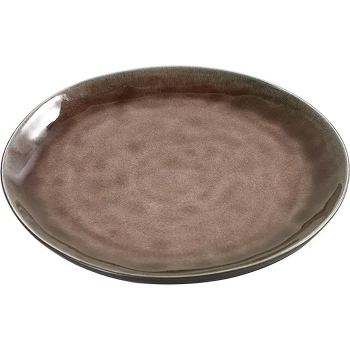 Тарелка «Пьюр» керамика D=205,H=20мм коричнев