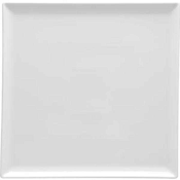 Тарелка квадратная «Анкара» фарфор ,L=25,5,B=25,5см белый