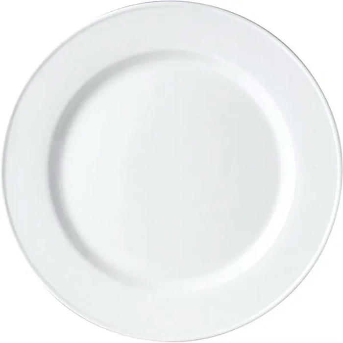 Блюдо круглое «Симплисити» фарфор D=335,H=20мм белый
