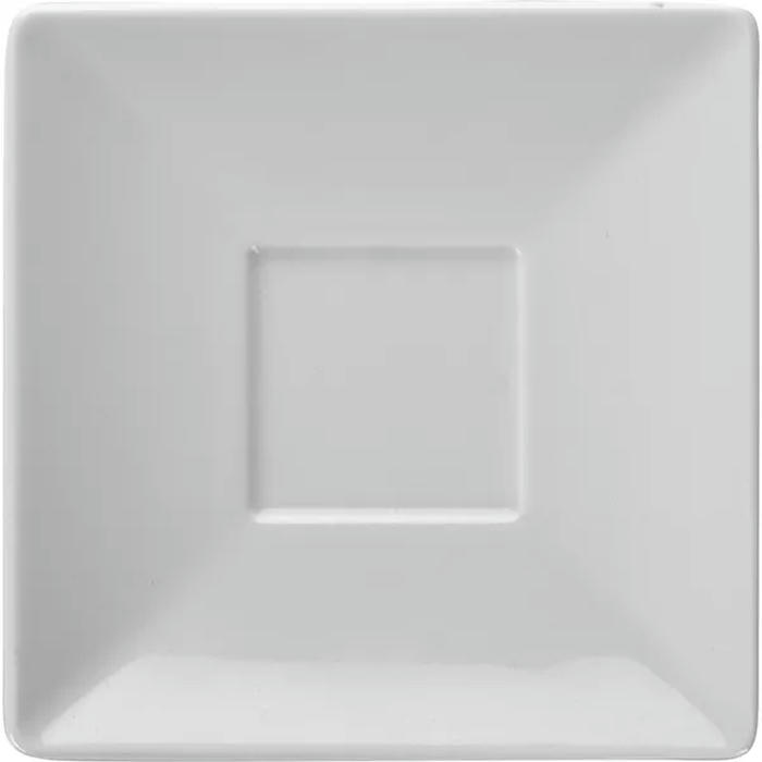 Блюдце квадратное «Классик» фарфор ,L=14,B=14см белый