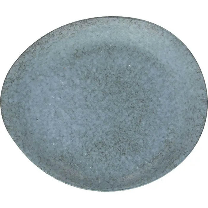 Блюдо круглое «Органика» керамика D=32см серый