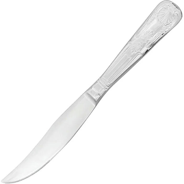 Нож для стейка «Кингс Стэйнлесс Стил» сталь нерж. ,L=218/115,B=20мм серебрян