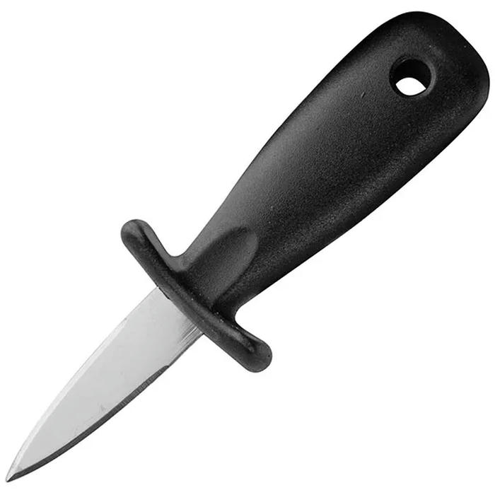 Нож для устриц «Тутти» сталь нерж.,пластик ,L=15/6,B=5см черный,металлич