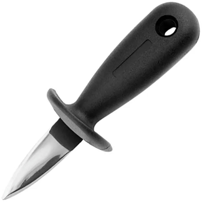 Нож для устриц сталь нерж.,полиамид ,L=155/55,B=45мм черный,металлич