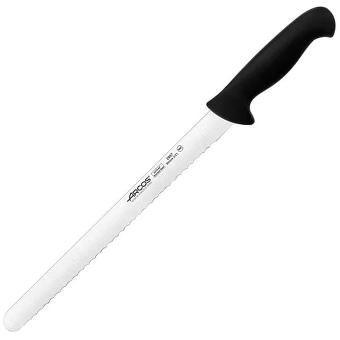 Нож для хлеба «2900» сталь нерж.,полипроп. ,L=440/300,B=26мм черный,металлич