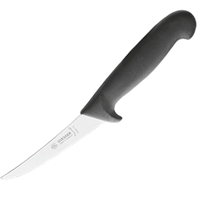 Нож для обвалки мяса сталь нерж.,пластик ,L=257/125,B=22мм черный,металлич