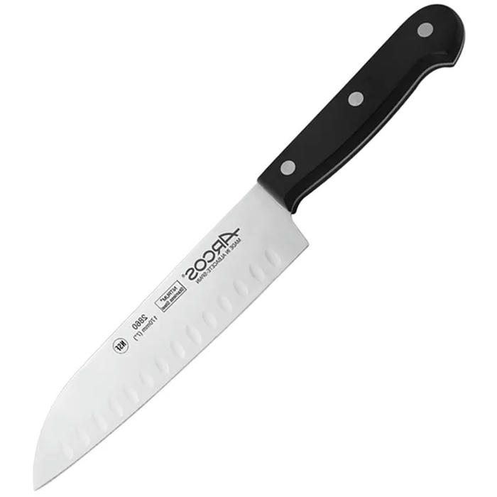 Нож поварской «Универсал» сталь нерж.,полиоксиметилен ,L=292/170,B=42мм черный,металлич