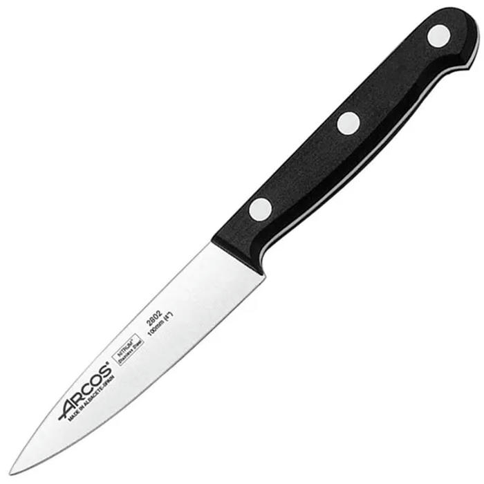 Нож поварской «Универсал» сталь нерж.,полиоксиметилен ,L=200/100,B=21мм черный,металлич
