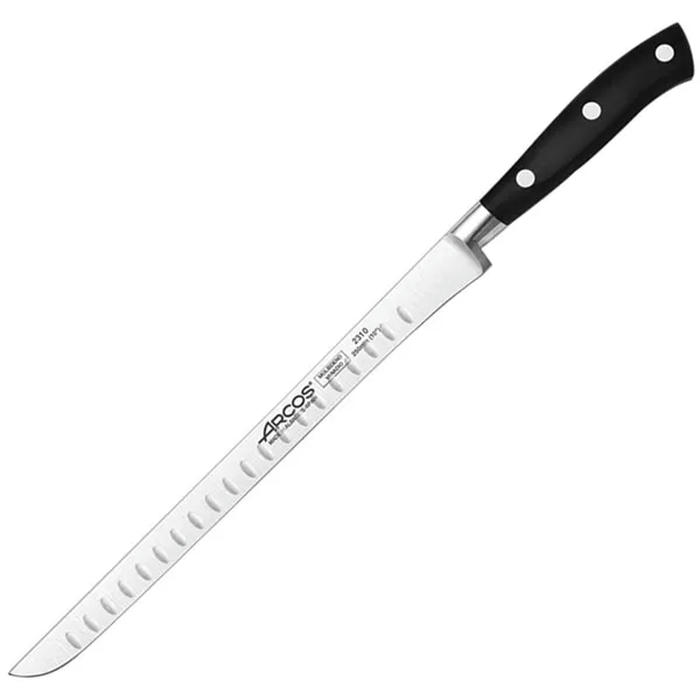 Нож для окорока «Ривьера» сталь нерж.,полиоксиметилен ,L=37/25,B=2см черный,металлич