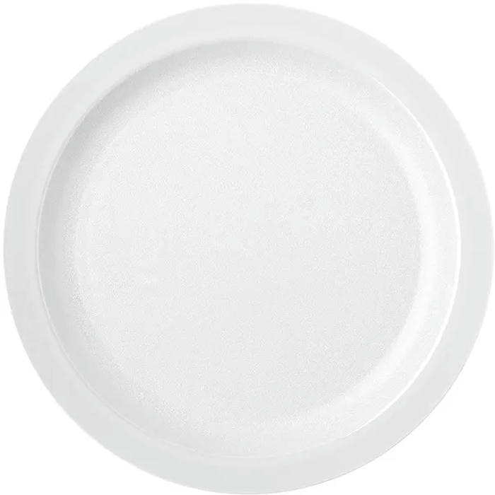 Тарелка поликарбонат D=25см белый