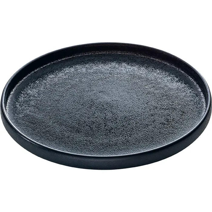 Тарелка мелкая «Нара» керамика D=210,H=25мм черный