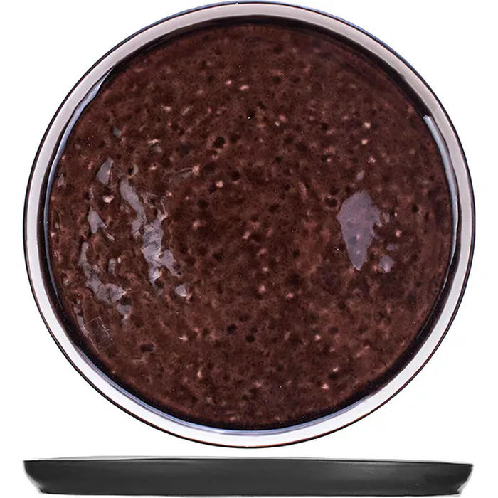 Тарелка мелкая «Лагуна» керамика D=21,5см коричнев.,фиолет