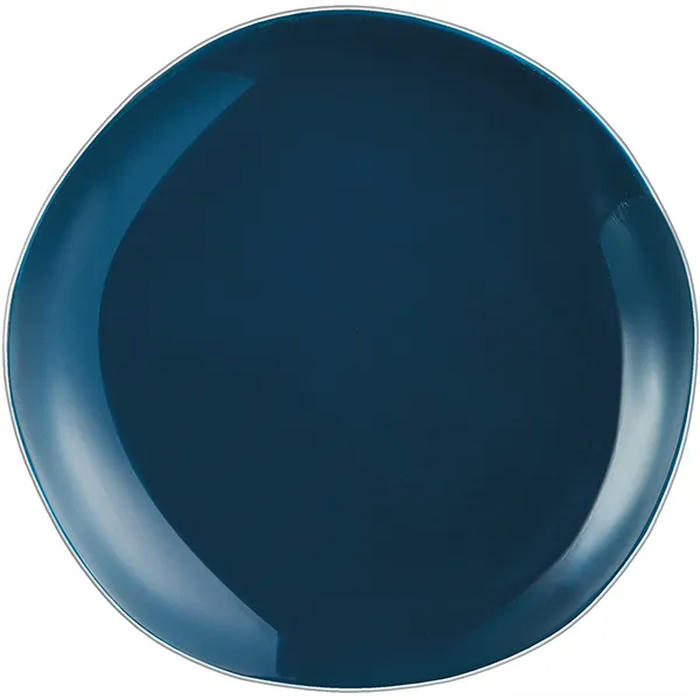Тарелка мелкая «Рокалео Марин» фарфор D=25,5см синий