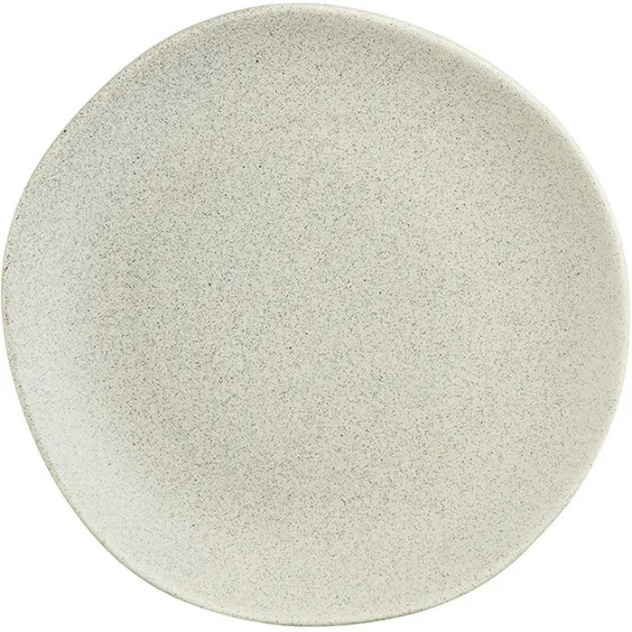 Тарелка мелкая «Рокалео Натюр» фарфор D=25,5см серый