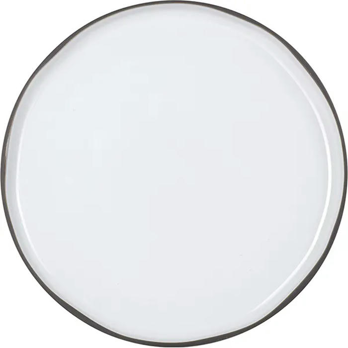 Тарелка с высоким бортом «Карактэр» керамика D=280,H=25мм камен.-серый