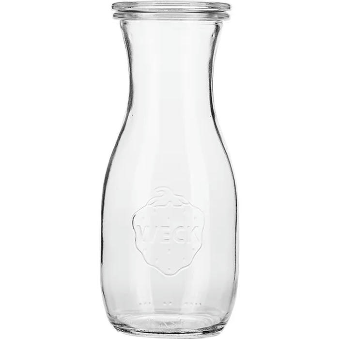 Бутылка с крышкой[6шт] стекло D=60,H=145мм прозр