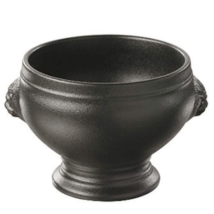 Чашка бульонная «Лион» фарфор 350мл D=115,H=88мм черный