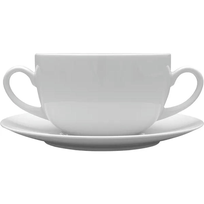 Чашка бульонная «Надя» фарфор 0,5л белый