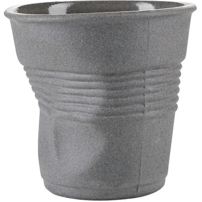 Чашка кофейная «Ресиклэй» фарфор 80мл D=63,H=60мм матовый,серый