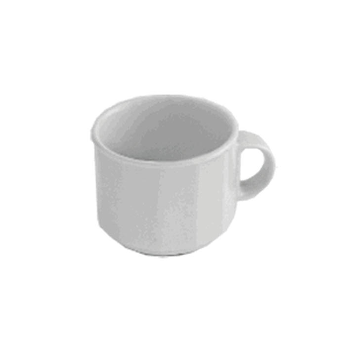 Чашка чайная «Меркури» фарфор 200мл белый