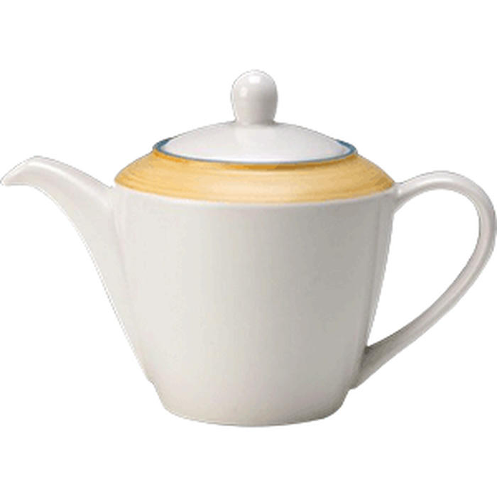 Чайник «Рио Йеллоу» фарфор 0,85л белый,желт