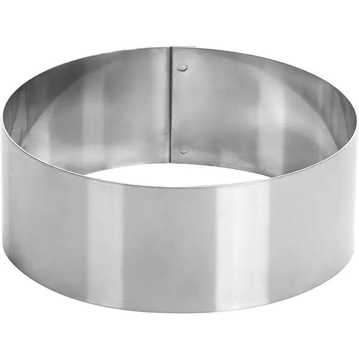 Кольцо кондитерское сталь нерж. D=160,H=65мм металлич
