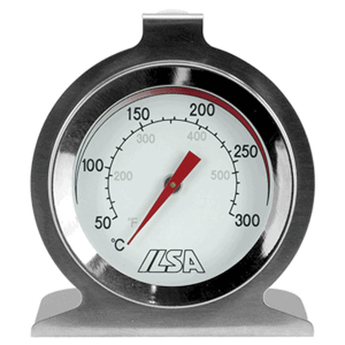 Термометр д/духовки ( +50° +300° C) сталь D=60,B=15мм металлич