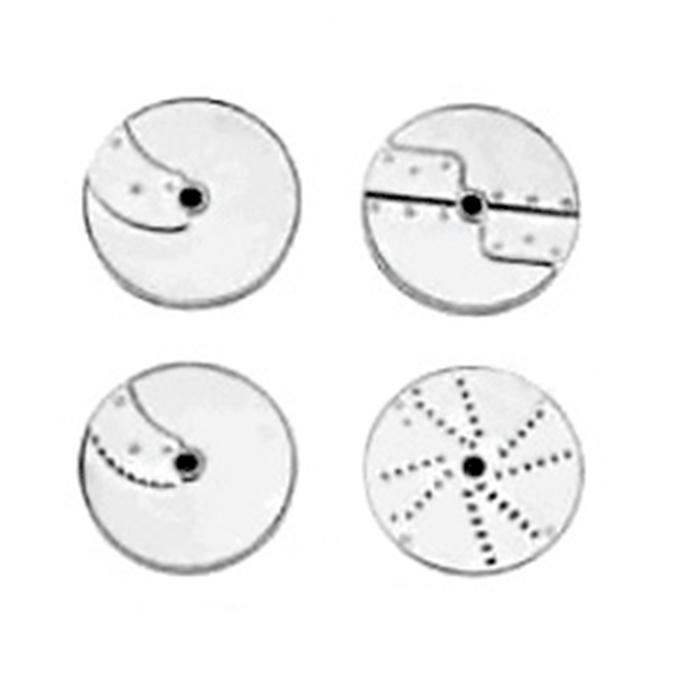 Набор дисков R201/R301/R402/CL20 «Робот Купе»[5шт] сталь нерж. D=17,H=25,L=26,B=21см металлич
