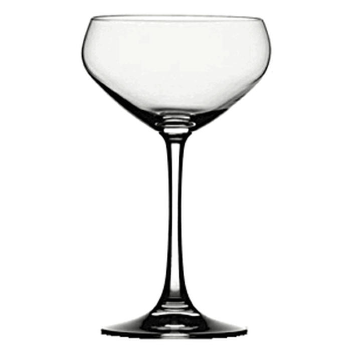 Шампан.-блюдце «Вино Гранде» хр.стекло 288мл ,H=21,L=17,7см