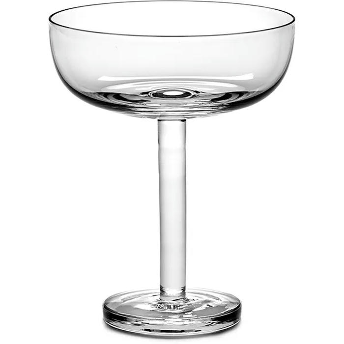 Шампанское-блюдце «Бэйс» стекло 250мл D=10,6,H=13см прозр