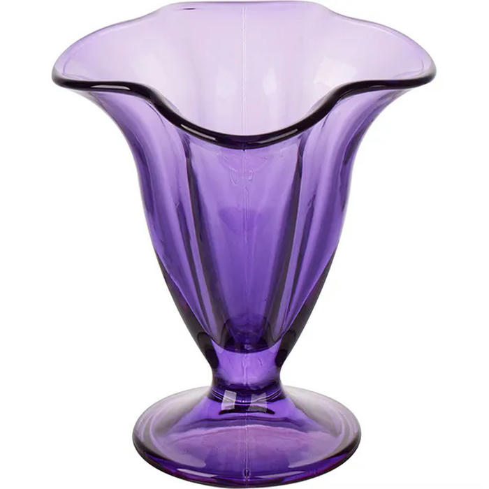 Креманка «Энджой» стекло 170мл D=113/70,H=130мм фиолет