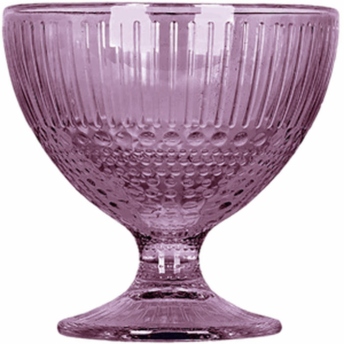 Креманка «Луиз» стекло 300мл D=10,4,H=10,3см фиолет