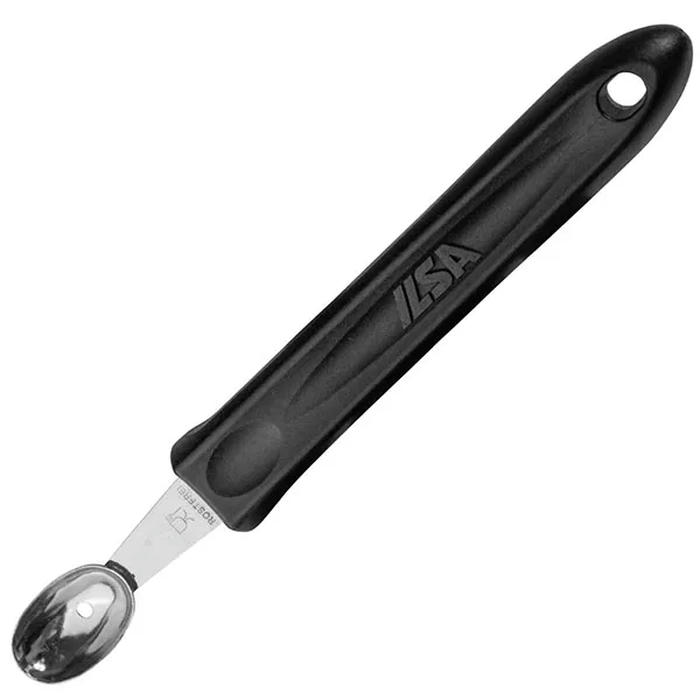 Нож-нуазетка «Овал» сталь,полипроп. D=28/10,H=10,L=165мм черный,металлич