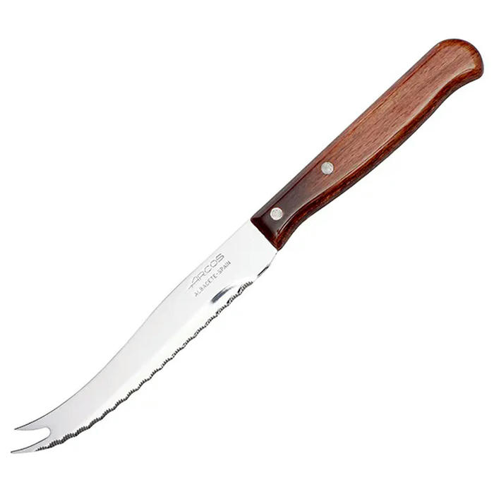 Нож барный «Латина» сталь нерж.,полипроп. ,L=200/110,B=15мм серебрист.,коричнев