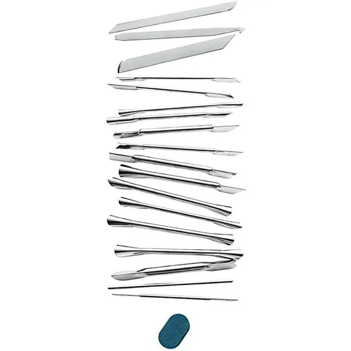 Набор ножей д/карвинга[18шт] сталь нерж. ,L=160,B=18мм металлич