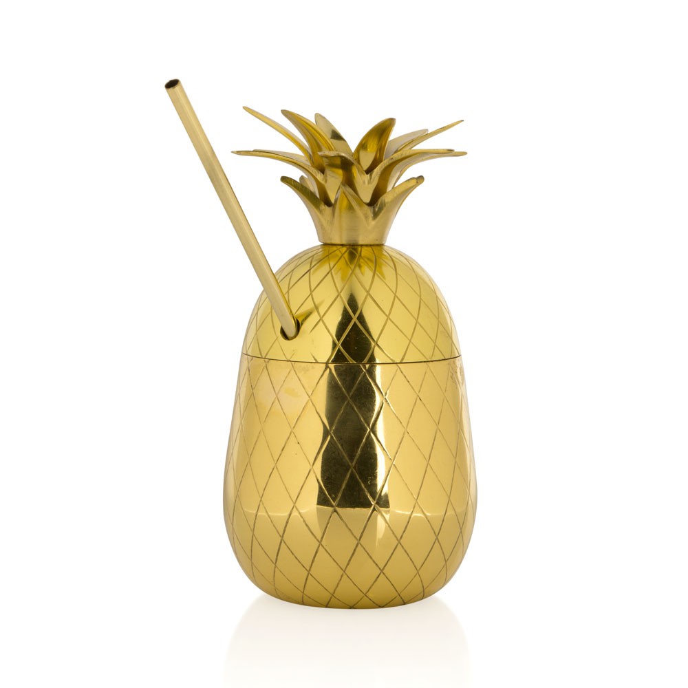Коктейльный бокал "Ананас", 650мл.золотой цвет, P.L.- Barbossa