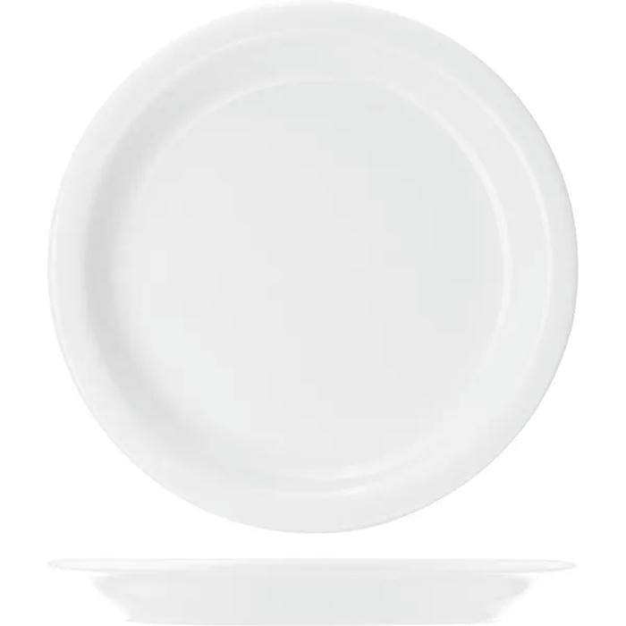 Тарелка пирожковая «Америка» фарфор D=165,H=18мм белый